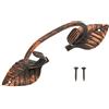 KOTARBAU® Vitage - Maniglia per porta scorrevole in ottone e ferro battuto, 225 mm