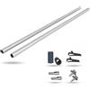 EVOTRADE Componenti di Ricambio per Cassetti Interni Delinia Leroy Merlin (Frontale Basso/Alto, Guide 270/480 mm) per Mobili da Bagno e Cucina Ammortizzate ad Estrazione Totale (Tubo laterale)