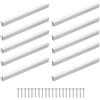 meblando.pl Meblando Set di maniglie per mobili da 10 pezzi, maniglie universali per armadi - Larghezza 160 mm Lunghezza 190 mm, maniglie per armadi da cucina, maniglie per mobili, maniglie di alta qualità per