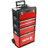 Yato Trolley per attrezzi con 3 moduli + modulo per cassetta degli attrezzi aggiuntivo.