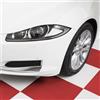 SOGI PAV-02-RO Kit piastrelle in PVC per pavimento officina, garage - 50x50 cm - 1 mq - 10 mq - 50 mq - 100 mq - colore rosso (1 mq = 4 piastrelle)