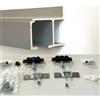 PORTE ITALIANE BINARIO FINGER ATTACCO A PARETE CON GIUNZIONE AD INCASTRO KG.120 / CM. 250