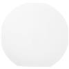 IWOWHERO Paralume per Lampada da Soggiorno ed Elegante Design Minimalista Illuminazione Soffusa in Vetro Bianco Opaco a Forma di Globo Rotondo Resistente Agli Urti