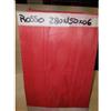 Affilautensili Manzanese 5 FOGLI DI IMPIALLACCIATURA DI LEGNO NAT. PER L'INTARSIO COLORATO ROSSO 280 mm X 150 mm X 0,6 mm