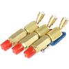 Vislone Refrigerante per Aria Condizionata 3PCS Codice a Colori R410A R134A Valvole di Intercettazione per AC HVAC Tubi di Carico del Refrigerante