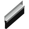 Generico Awalock - Spazzola paraspifferi e parapolvere sottoporta in alluminio. Lunghezza 1 m, altezza 110mm