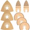 GWCYMYD 8pcs Lama per sega oscillante universale in carburo accessori per strumenti oscillanti multifunzione lama per sega oscillante Beton per piastrelle in plastica marmo cemento