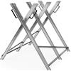 Monzana GARDEBRUK® Cavalletto Taglialegna Pieghevole 150kg Metallo Galvanizzato Supporto Taglia Legna