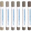 QUARKZMAN Bastoncini Riempitivi Legno 6 Colori Crayon Cera Legno Ritocco Riparazione Mobili Per Medium Gray, Tech Gray, Medium Brown 1-4