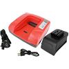 PowerSmart® Caricabatterie rapido per Milwaukee 0724-20, 0779-20, 48-11-2830, M28 BX (rosso)