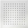Bossini Tetis soffione doccia quadrato (20 cm)