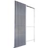 ALLINOX Controtelaio Per Porte Scorrevoli Anta Unica In Acciaio ZINCATO Per Cartongesso Sistema Porta a Scomparsa Telaio Salvaspazio Da Interno MADE IN ITALY (800x2100x125)