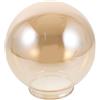 ULTECHNOVO Bocce Lampadario Ricambio in Vetro, Paralume Sfera Rotonda 15x14,5x8,5 Cm per Lampadari, Sostituzione Facile e Antialone