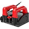 Ealtqund Fresa elettrica per lavori di ristrutturazione 1200 W, 160 mm, priva di polvere per intonaco di gesso con valigetta di trasporto, 3000 giri/min