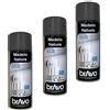 MadeInNature - Set di 3 bombolette spray alte temperature o radiatori, per interni ed esterni, 400 ml, colore: grigio antracite Ral 7016