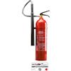 MBS FIRE Gloria KS 5 ST CO2 Estintore 5 kg di anidride carbonica per impianti elettrici e informatici