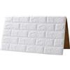 MJZYP Adesivi da Parete Autoadesivi, Carta da Parati Autoadesiva in Mattoni 3D 70 X 77 Cm, Pannelli Murali Carta Parete Mattoni Bianchi Staccare Incollare per Camera Letto Soggiorno White,20 pcs