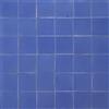 Cerames piastrelle monocolore messicane Talavera Hernández - ceramiche piastrelle di mosaico blu decorative per bagno, doccia, cucina, Una confezione di 90 piastrelle blu 10,5x10,5 cm