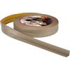ProfiPVC Battiscopa Morbido PVC 18x18mm - 5 metro, Nastro Sigillante Autoadesivo per Cucina e Bagno, Elastico e Divisibile, con Striscia Spezzata, Montaggio Facile, Ottone