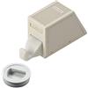 Gedotec Cancello Mobili Presa Pressione Incl. Verschlussteil a Iniezione - Duomatic Push | Fermo Portello per Vite | Plastica Grigio|Maniglie per Mobili di Gedotec®