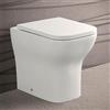 Inbagno Wc singolo filomuro senza brida bianco lucido, scarico multiplo a parete o a pavimento, fissaggi inclusi, PLANA