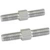 KPKPK Tirante filettato a doppia estremità M4-M16 - Bulloni prigionieri con filettatura sinistra e destra in acciaio inox 304 for applicazioni industriali e sanitarie(M16x120mm 1pcs)