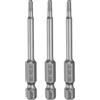 QUARKZMAN 3pz H2,5 Chiavi a Brugola per Punte da Trapano 2,5mm Punte Metriche Piane 1/4 Attacco Esagonale 65mm (2,56) Punta Cacciavite Esagonali Magnetico Lungo Industriale per Viti