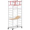 SCEDIL Trabattello altezza di lavoro 5 m in acciaio serie M4 LUX BASE ESTRAIBILE - made in italy I SCEDIL