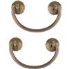 PILYON Maniglia Per Mobili Da Cucina 2Pezzi Maniglia In Bronzo Cinese Ferramenta Per Mobili Antichi Maniglia Per Cassetto Anello Appeso Lunghezza 6 5cmDistanza Dal Foro 4 5cmColore Bronzo