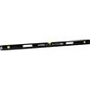 PRO800 Livella a Bolla 120cm fresata su un lato con Profilo Ergonomico - ERS+ (Easy Reading System) Livella bolla e precisa con tappi di chiusura antiurto - Colore Nero