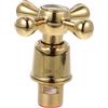 HONITANO Manopola di Ricambio per Rubinetto Bagno in Ottone e Acciaio Inossidabile, Design a Croce Stile Vittoriano, Foro 1/2 Pollice, per Miscelatore Vasca e Cucina Colore Casuale