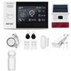 HUXGO, HXA007, Sistema di allarme wireless con 1x sensori di movimento + sirena wireless, Due moduli: WiFi + GSM, applicazione TUYA Smart, controllo del telefono, SMS, lingua italiana