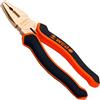 WEDO Senza Scintille Pinza universale con manico in fibra,Pinza Universale da 150 mm,Pinze combinate da 6 pollici di Lineman Pinze,berillio rame,non magnetico,Certificato BAM e FM