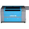 OMTech 90W 500x700mm Macchina per Incisione Laser CO2 Incisore Laser con Pannello di Controllo Digitale Aria Assistita e Ruote Girevoli Incisore con Taglio Laser Commerciale per Legno Vetro Acrilico