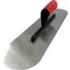 ConToo Cazzuola professionale a due lati, semicircolare, super forte, 430 x 120 mm, impugnatura ergonomica 2K, staggia per intonaco, edilizia attrezzatura muratore