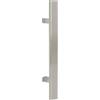Fimet Maniglione diritto in acciaio inox satinato per porte serramenti COLORADO (Lunghezza 800 mm - Interasse 600 mm)