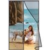 LZHBD Zanzariera Magnetica 100x280 cm, Zanzariere Magnetiche Per Porte finestre su Misura, Chiusura Automatica Nero Nuova-Versione