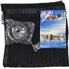 MAODOU Zanzariera per porta, 80 x 300 cm, con clip adesiva di aggiornamento per porta del balcone, colore nero
