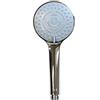 BM 4400 Soffione Doccia, Doccetta Universale per Bagno Cromato 5 Getti