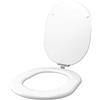IDROTOP Copriwater SENZA CERNIERA sedile serie Absolute Lirika di Ideal Standard Bianco