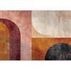 murando Carta da parati Motivo Retrò - 500x350 cm Fotomurali in TNT Murale alla moda Decorazione da Muro XXL Poster Gigante Design Cameretta Carta - Stile scandinavo terracotta Arancia a-H-10013-a-a