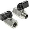 Cilli 1/4 MASCHIO - FEMMINA RUBINETTO A SFERA/VALVOLA PNEUMATICO/ARIA COMPRESSA