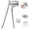 JMbpkduHs Crimpatrice manuale, macchina crimpatrice manuale da 13-32 mm, piegatrice per bottiglie in acciaio inox, per flip in alluminio, risparmio di tempo e fatica, 32 mm