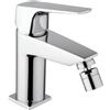 Yellowshop - Miscelatore bagno completo rubinetteria Iceberg lavabo bidet vasca e doccia incasso ed esterno in ottone cromato flessibile inox piletta Made in Italy (Bidet)