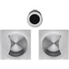 Colombo MANIGLIA PER PORTA SCORREVOLE COLOMBO DESIGN MOD. OPEN 5Q ID311 CROMO SENZA SERRATURA