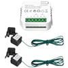 PAGJHRFJG Misuratore Elettronico di Energia Digitale 80A con Trasformatore di Corrente per Monitoraggio Della Produzione e Consumo di Energia da Impianti Fotovoltaici Tuya WiFi Smart Meter 2CT