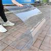 tow000ack Lastre di Copertura in Policarbonato,Fogli In Acrilico Trasparente,Pensilina Tettoia per Porta Balcone Esterno,Pannelli di Ricambio per Tetto,Serre e Giardino,Personalizzabile (0.6 * 2m)
