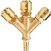Genikeer Distributore Aria Compressa, Spina Giunto Aria Resistente, Accessori Industriali Antifuga per Attrezzi Pneumatici