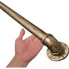 Generic Corrimano per scale in ottone vintage, antiscivolo, per interni ed esterni, per la sicurezza, 6 m, stile antico, corrimano per scale, elegante decorazione per la casa