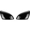liuzz Misura per VW POLO MK5 6R 6C 2014-2017 Car New Side Wing Mirror Cover Caps Copertura in fibra di carbonio Look Mirror Cover specchietto retrovisore Cover-gloss_black